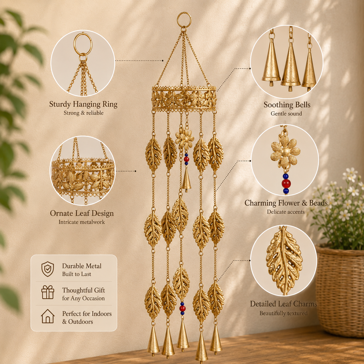 Harmony Leaf Wind Chime