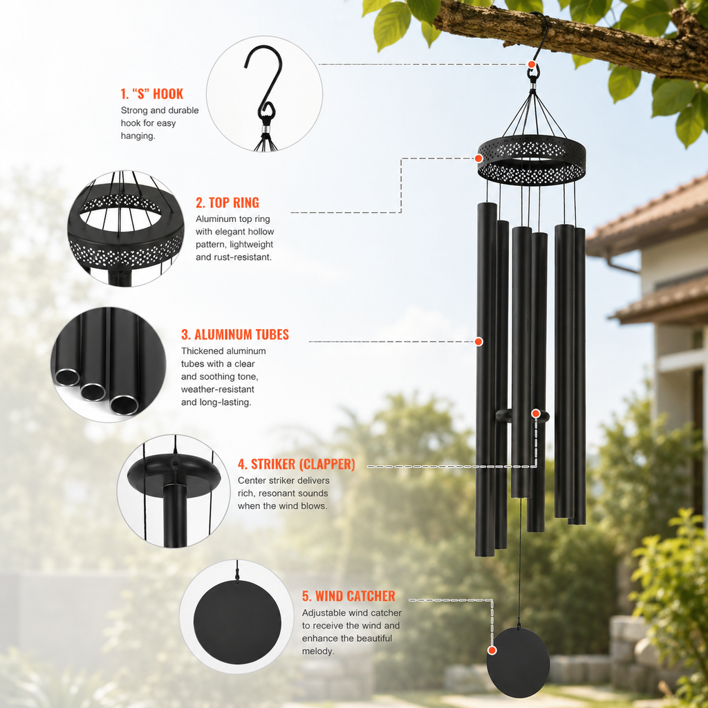 Deep Tone Memorial Wind Chime
